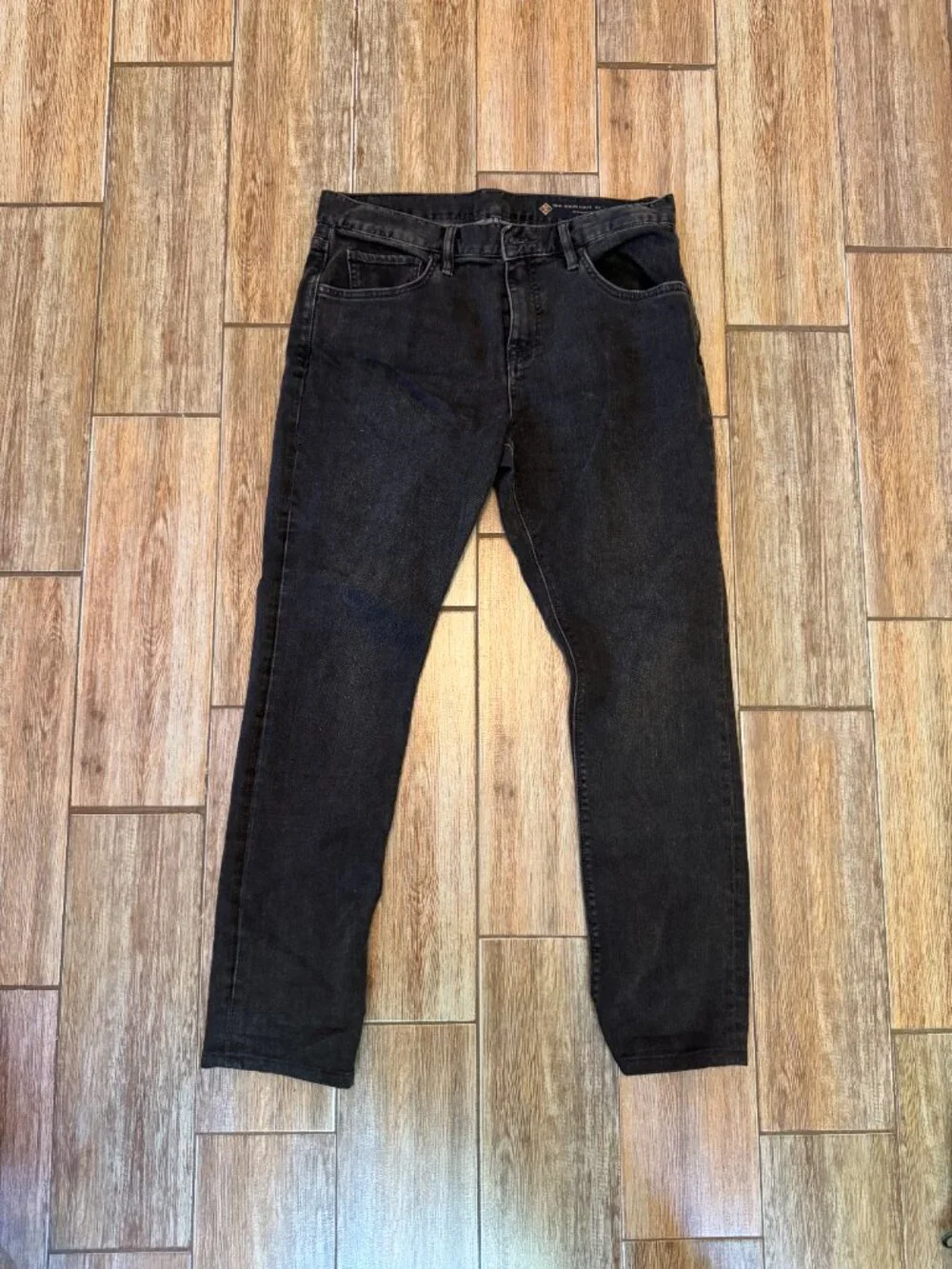 Roark HWY 133 Slim Straight Broken Twill Jeans - Black - 33x30